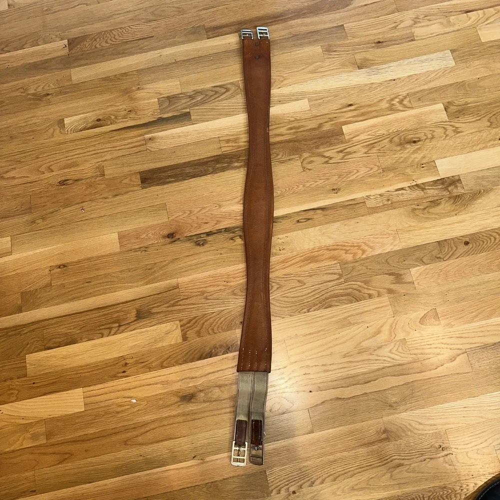 Custom‎ Made  Lighter Brown Padded Hunter English Girth - 48